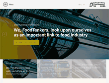 Tablet Screenshot of foodtankers.com